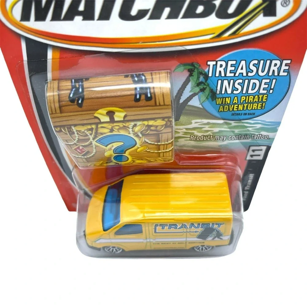 Matchbox Treasure Series Ford Transit Van‎ Vehicle Yellow Diecast 1/63 Scale